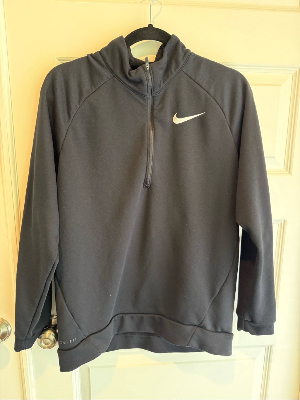 Nike Black Half-Zip Performance Pullover Jacket